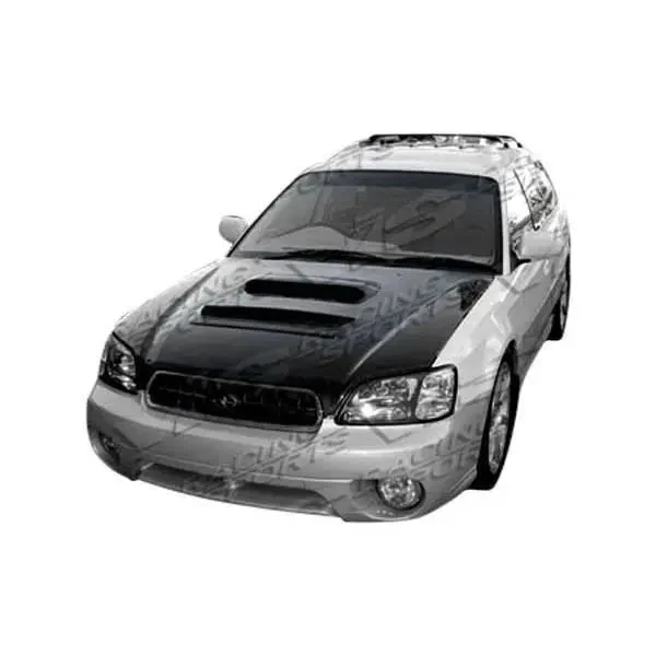 Carbon Fiber Hood V Line Style for Subaru Legacy 4DR 2000-2004