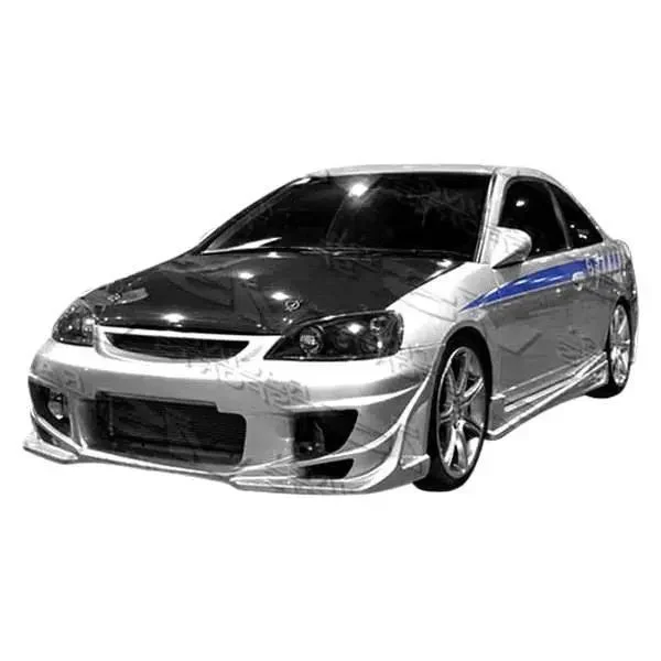2001-2005 Honda Civic 2Dr Ballistix Side Skirts