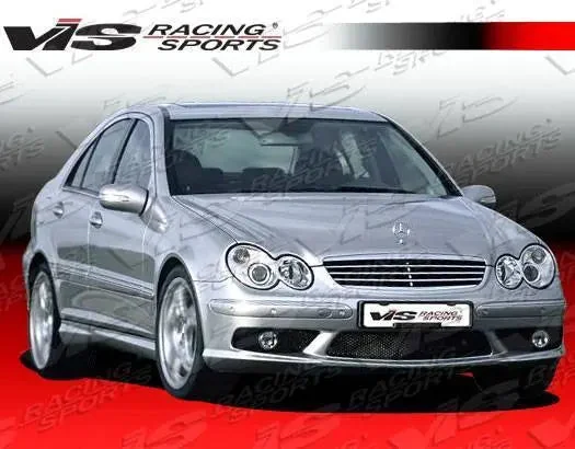 2001-2007 Mercedes C- Class W203 4Dr Euro Tech Side Skirts