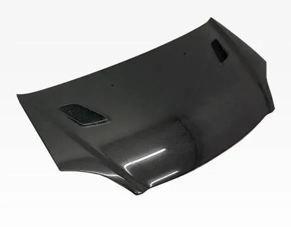 Carbon Fiber Hood Techno R Style for Honda Civic (Si) Hatchback 2002-2005