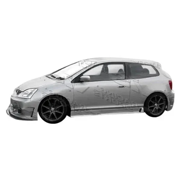 2002-2005 Honda Civic Si Hb Tsc 3 Side Skirts