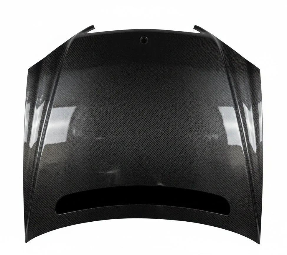Carbon Fiber Hood OEM Style for Mercedes S-Class 4DR 2003-2006