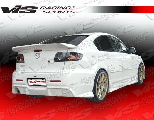 2004-2009 Mazda 3 4Dr Wings Rear Bumper