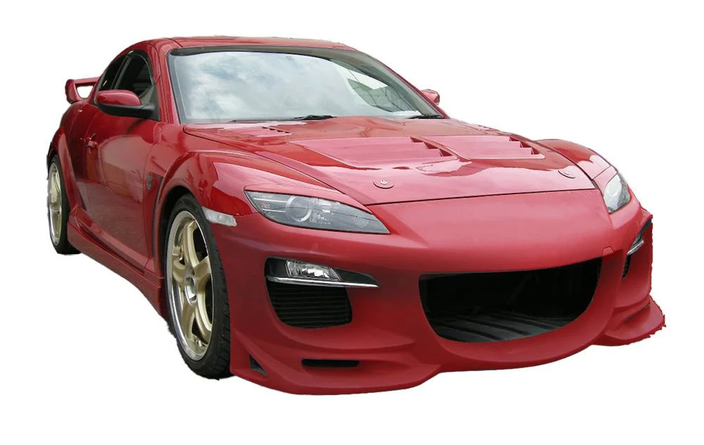 2004-2008 Mazda Rx8 2Dr Razor Front Bumper