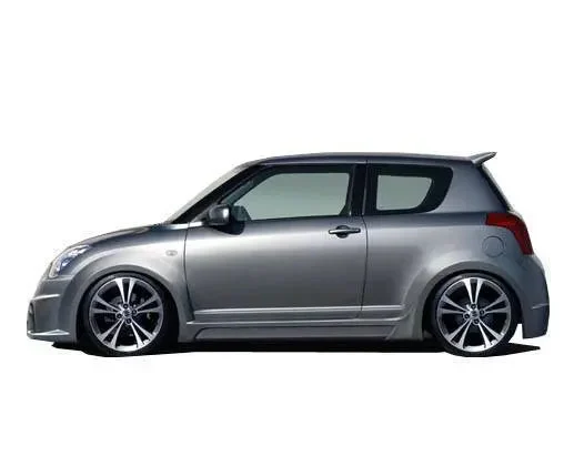 2005-2008 Suzuki Swift 4Dr Viper Side Skirts