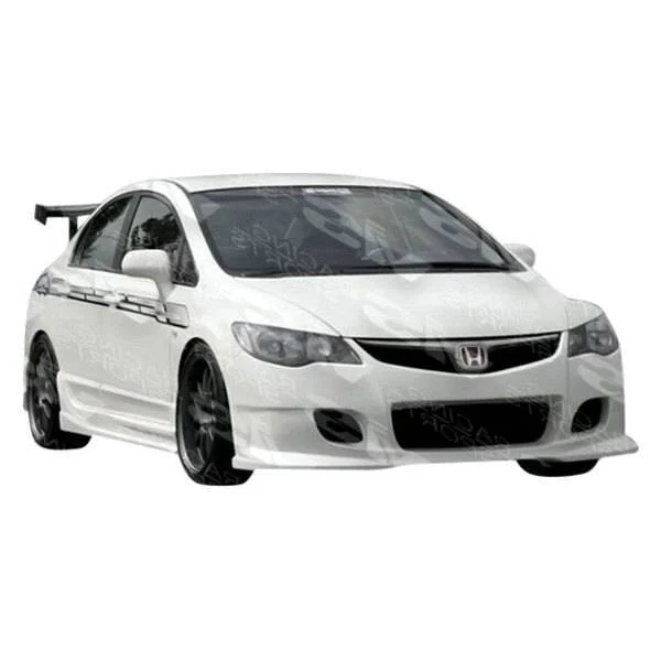 2006-2011 Honda Civic 4Dr Jdm Wings Front Bumper