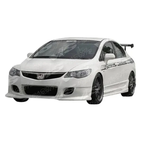 2006-2011 Honda Civic 4Dr Wings Side Skirts