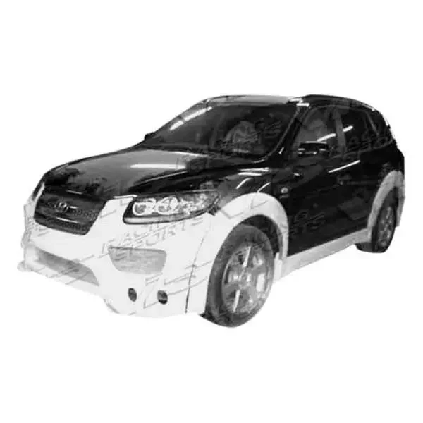 2007-2008 Hyundai Santa Fe 4Dr Outcast Side Skirts
