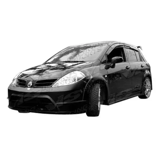 2007-2011 Nissan Versa 4Dr/Liftback Rally Side Skirts