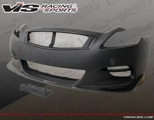 2008-2013 Infiniti G37 2Dr Zelda Front Bumper With Carbon Lip