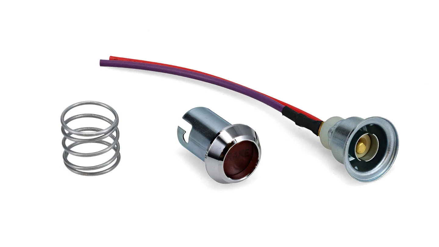 Brake Warning Light Bezel Lens & Wiring Kit