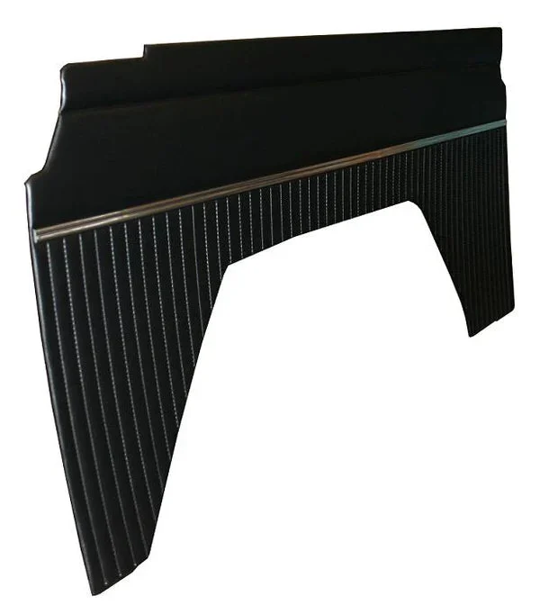 Black Vinyl Quarter Panel Inserts, 66-76 Ford Bronco-BLEM AA