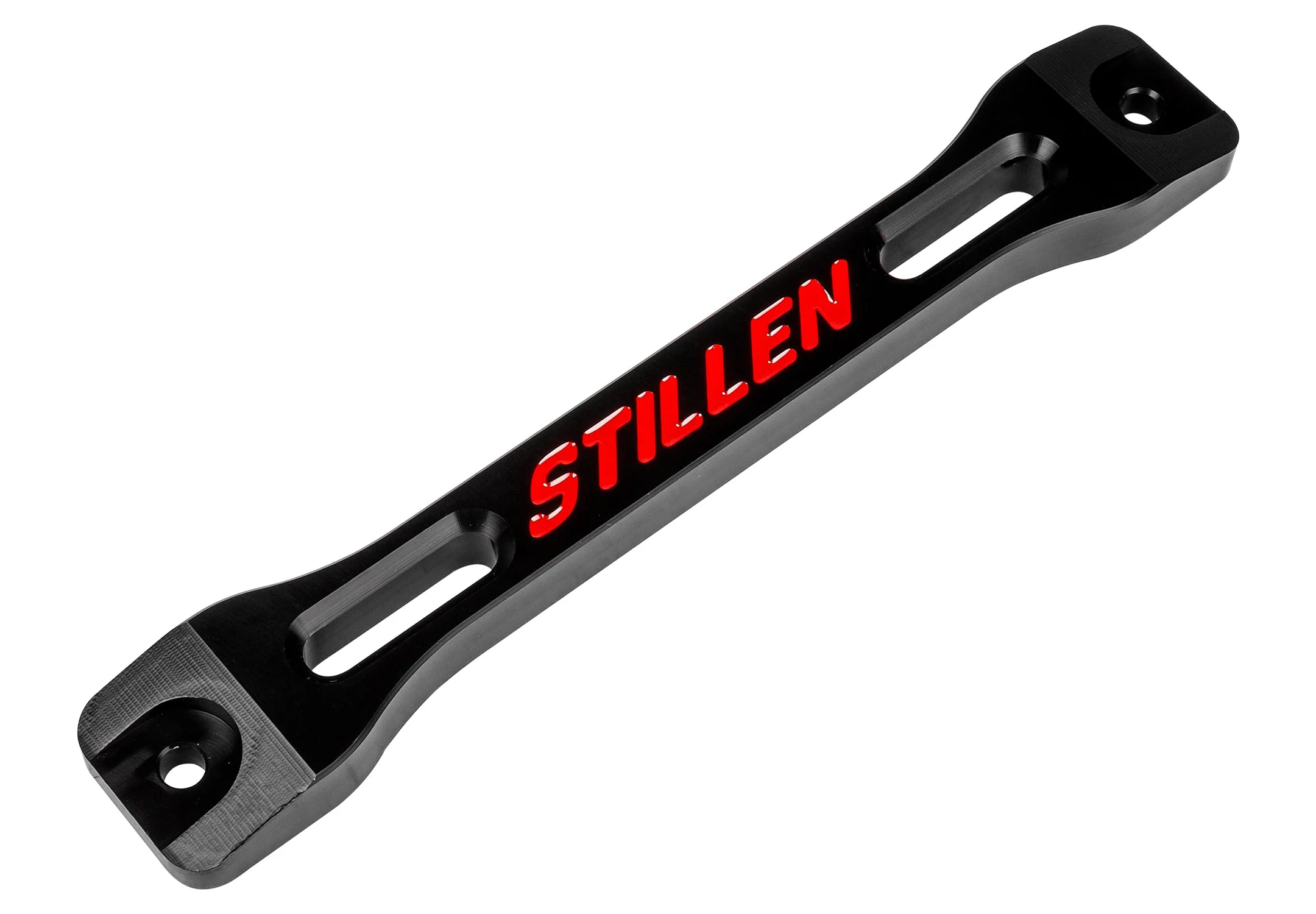 Limited Edition - STILLEN Signature Series Infiniti/Nissan Battery Tie Down Brace [Black] - 102020B