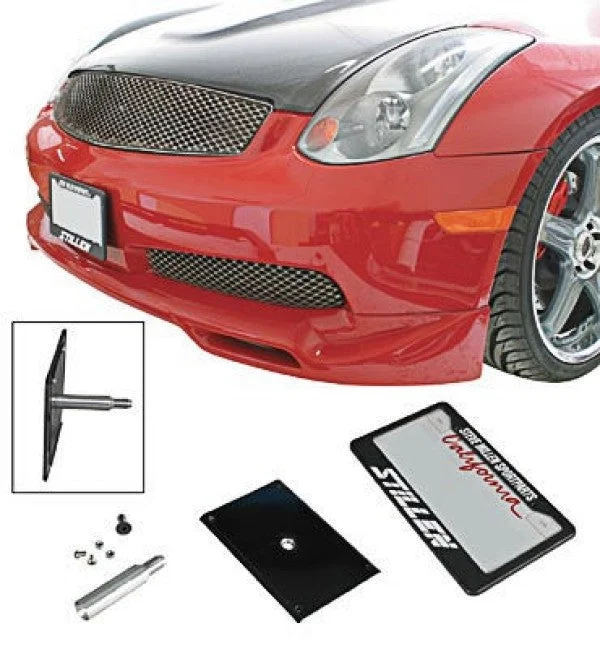 2004-2005 Nissan 350Z [Z33] - STILLEN Front License Plate Relocator - 105450