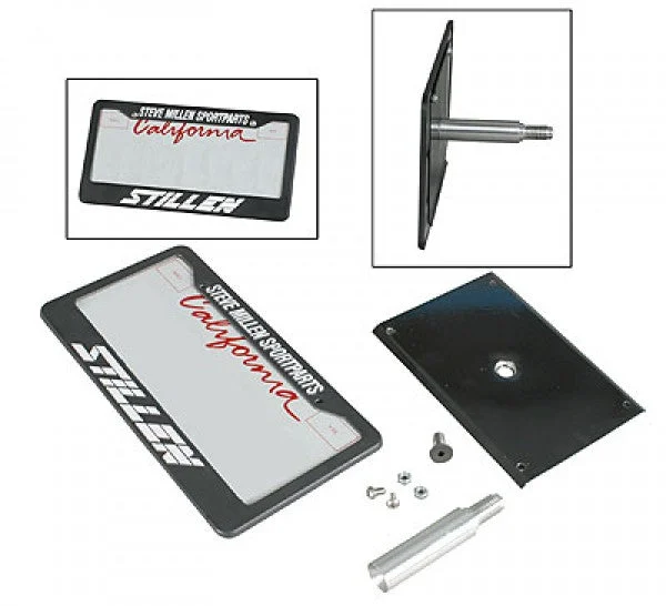 2004-2005 Infiniti G35 Coupe, 2006-2008 Nissan 350Z [Z33], 2007-2009 Sentra - STILLEN Front License Plate Relocator - 105460