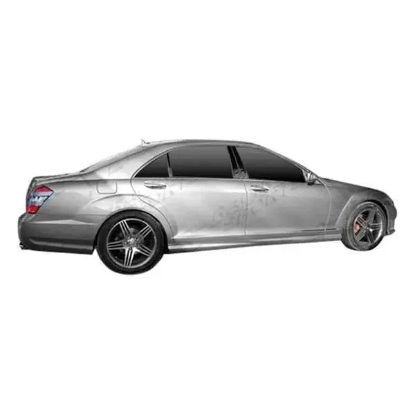 2010-2012 Mercedes E Class 4Dr E63 Style Side Skirts