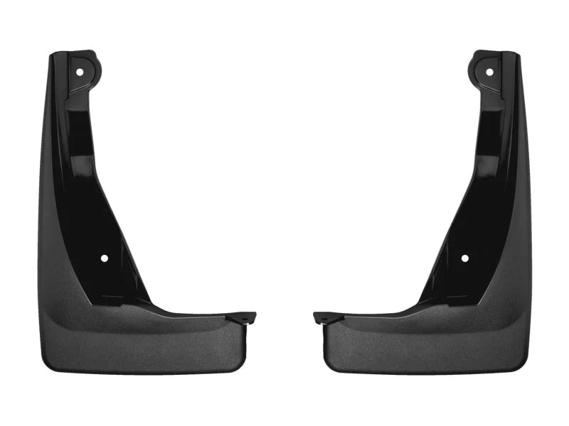 WeatherTech 18-24 Volkswagen Atlas / 20-24 Atlas Cross Sport Front No Drill Mudflaps - Black