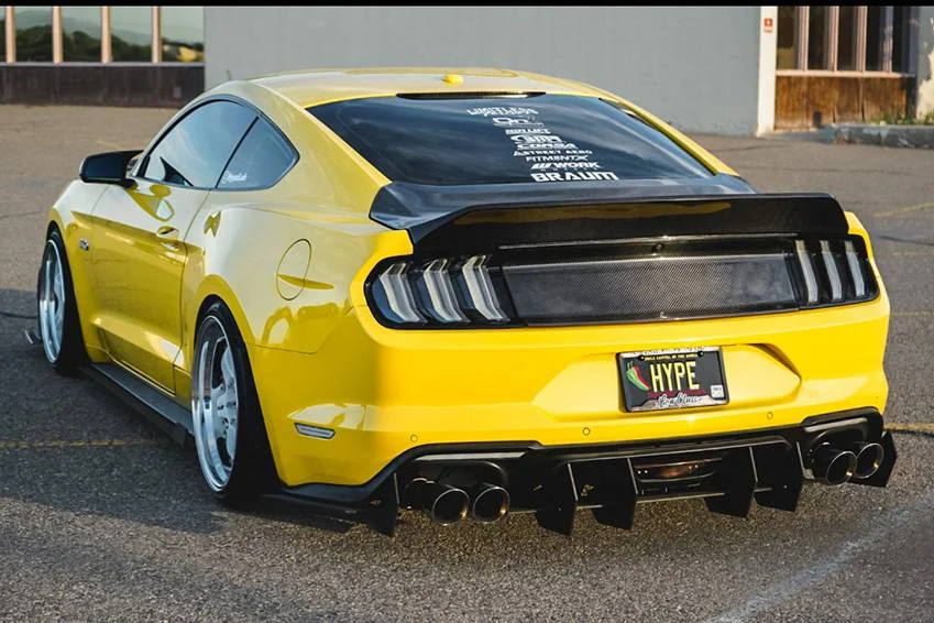 Carbon Fiber Trunk Demon Style for Ford MUSTANG 2DR 2015-2023