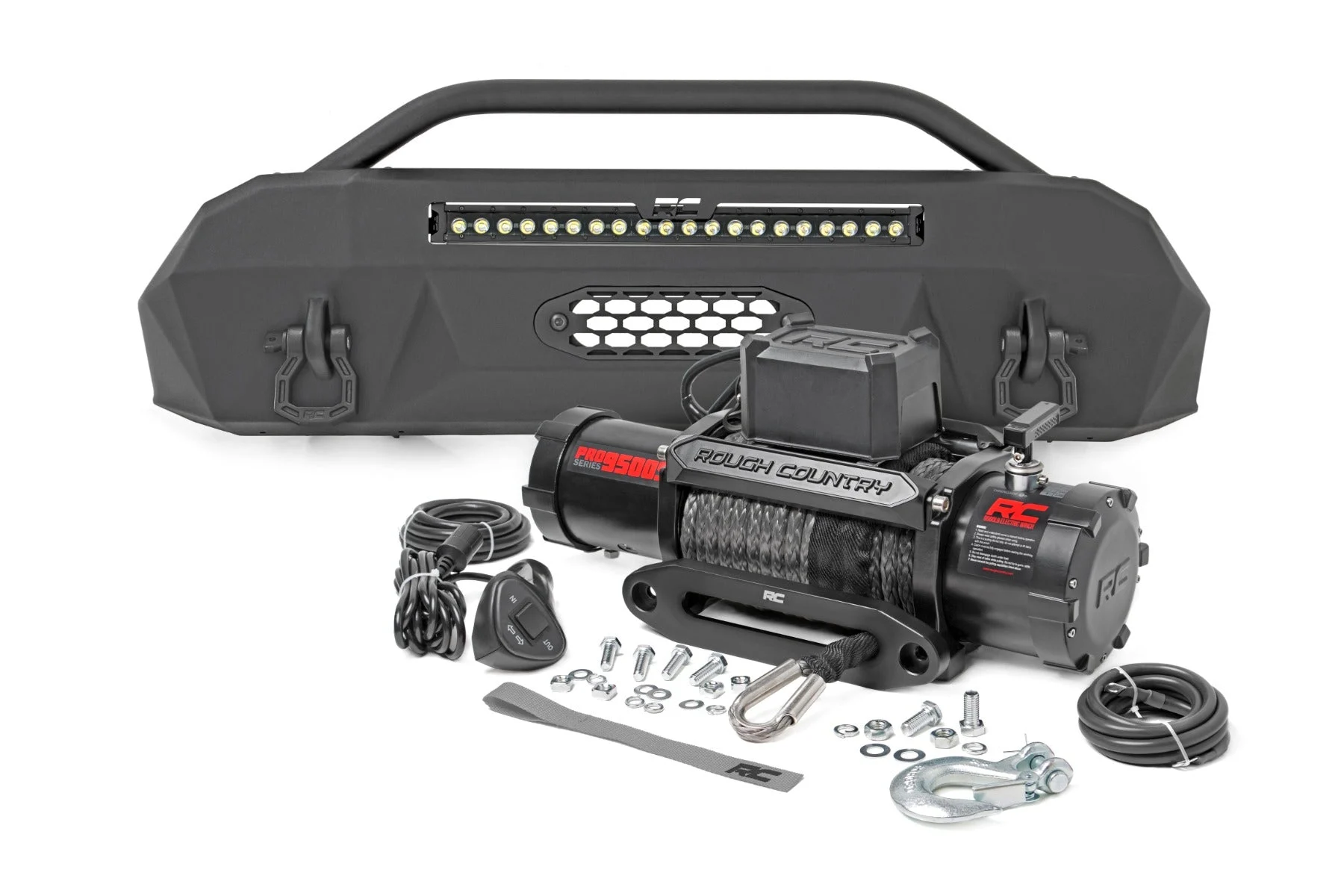 Front Bumper | High Clearance | Toyota Tacoma 4WD | 2016-2022 | Rough Country | 10720