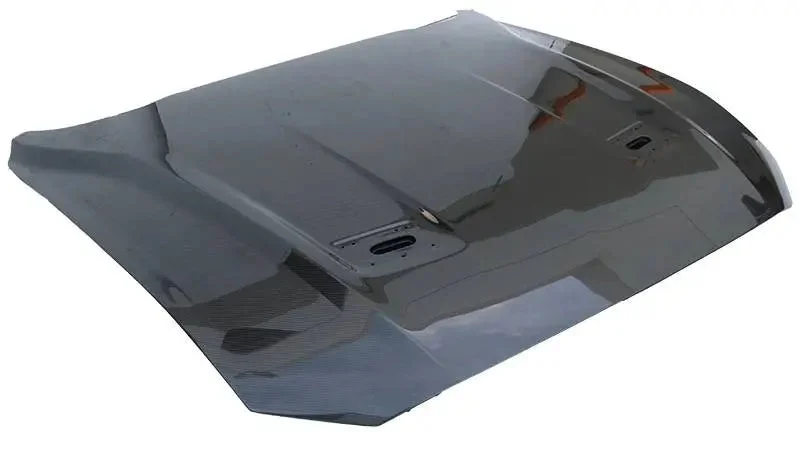 Carbon Fiber Hood OEM Style for Ford MUSTANG 2DR 2018-2023