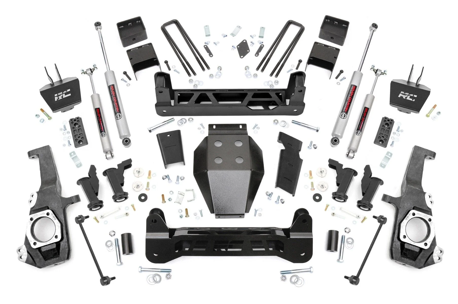 5 Inch Lift Kit | Torsion Drop | Chevrolet Silverado/GMC Sierra 2500HD/3500HD | 2020-2022 | Rough Country | 11030