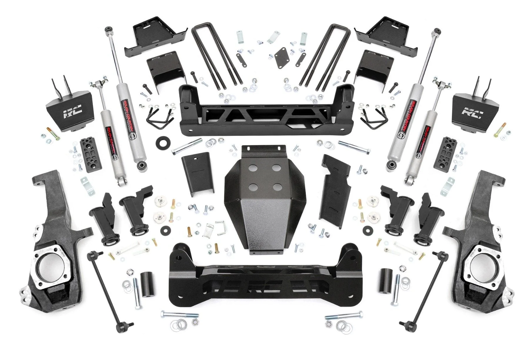 7 Inch Lift Kit | Torsion Drop | Chevrolet Silverado/GMC Sierra 2500HD/3500HD | 2020-2022 | Rough Country | 11730