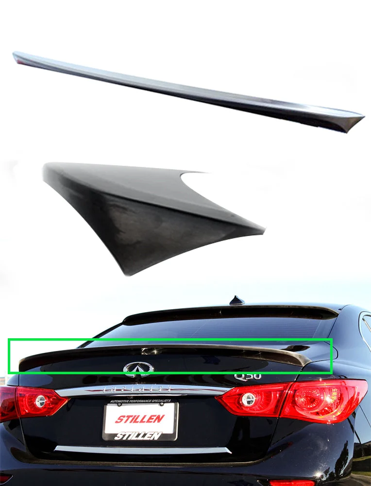 2014-2017 Infiniti Q50 - STILLEN  Rear Spoiler [Unpainted] - KB11223