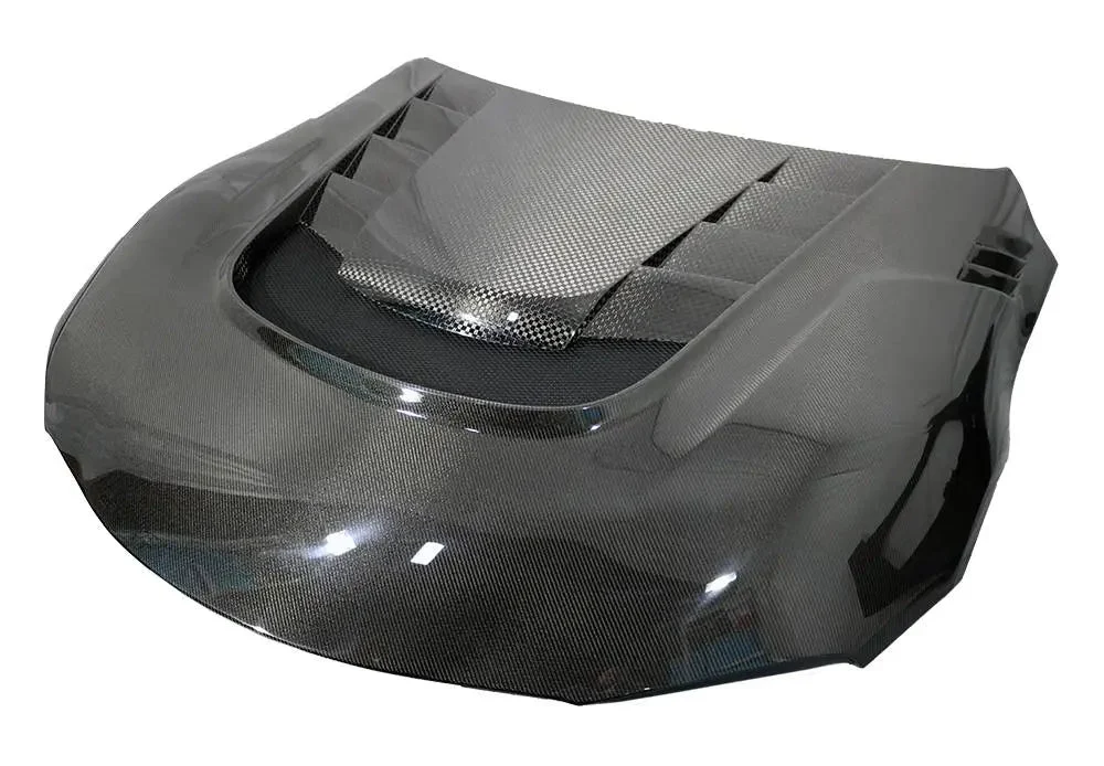 VRS Style Double-Sided Hybrid Carbon Fiber Hood for Toyota Supra GR 2020-2026