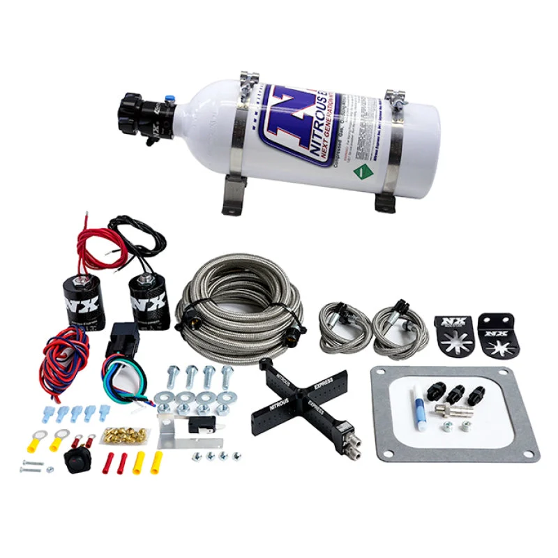 Nitrous Express 4500 Covert Crossbar Plate System Stage 6 50-300HP (5lb Bottle)