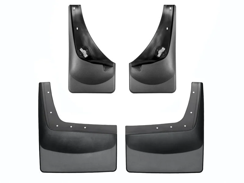 WeatherTech 01-07 Ford F250/F350/F450/F550 No Drill Mudflaps - Black
