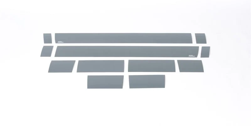 Putco 07-13 Chevy Silv Reg Cab 6.5ft Standard Box - 6in Wide - 12pcs Black Platinum Rocker Panels