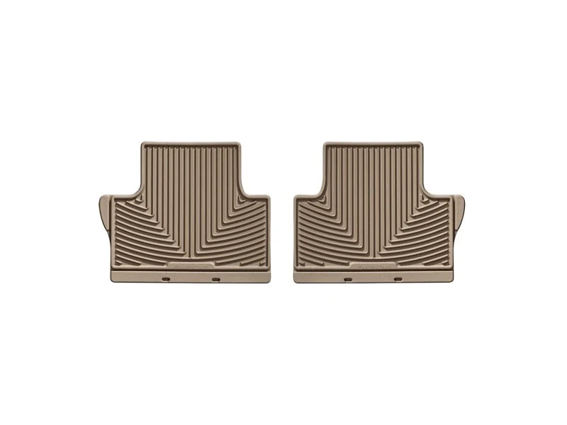 WeatherTech 07+ Volvo S80 Rear Rubber Mats - Tan