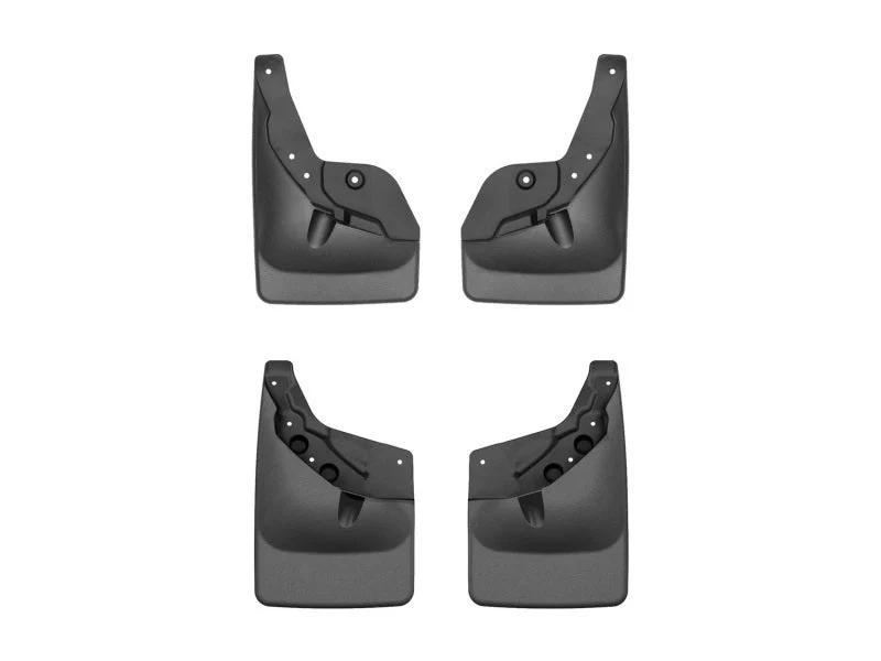 WeatherTech 24-25 Toyota Tacoma w/o Fender Flares Front & Rear No Drill MudFlaps - Black