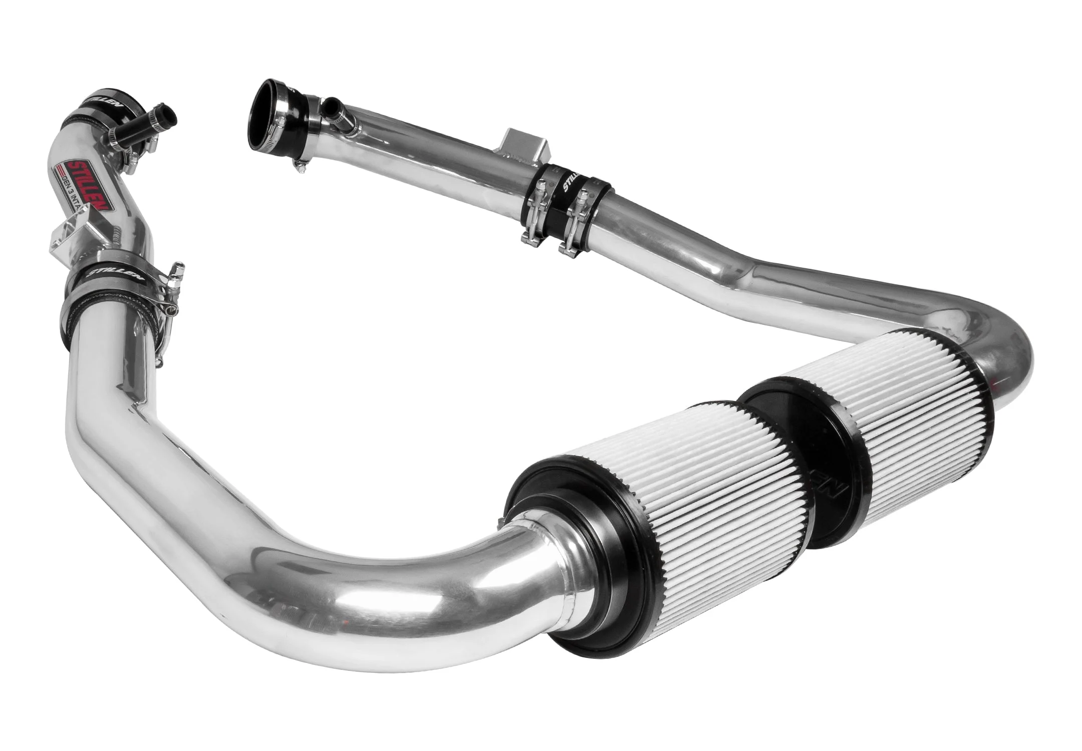 2009-2020 Nissan 370Z - STILLEN Dual Hi Flow Ultra Long Tube Air Intake (Gen 3) [Z34] - Dry Filter - 402852DF