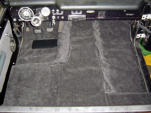 PREMIUM Black Half Cab Carpet Kit