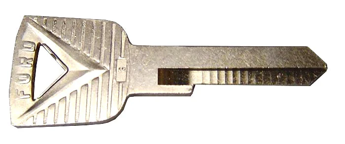 Key Blank w/FORD Imprint, Ignition or Door