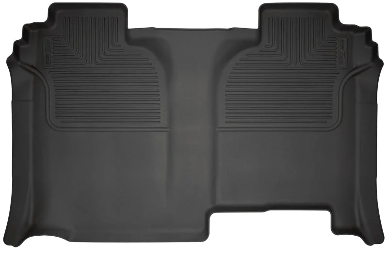 Husky Liners 19-23 Chevrolet Silverado 1500 CC WeatherBeater Black 2nd Row Floor Liners
