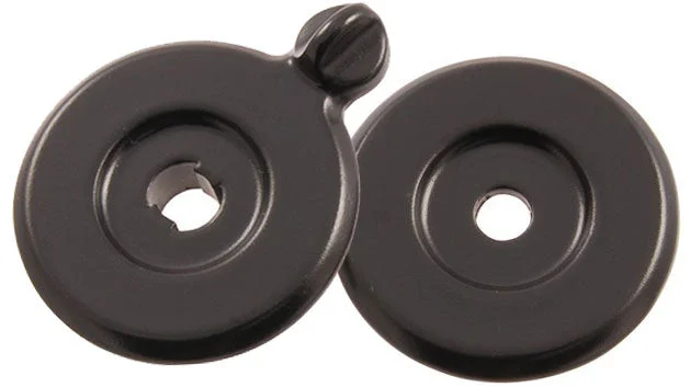 Factory AM Radio Knob Bezel Pair
