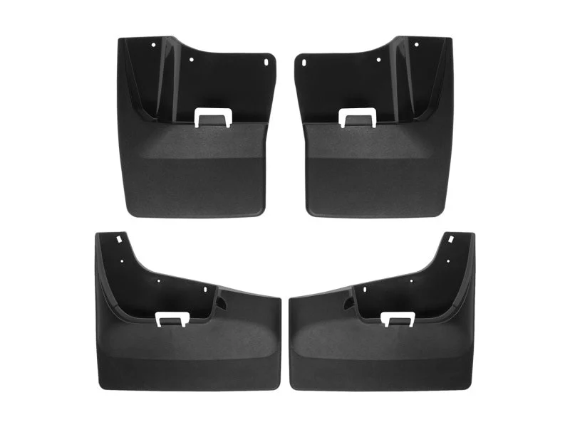 WeatherTech 20-24 GMC Sierra / Sierra Denali 2500HD / 3500HD No Drill Mudflaps - Black