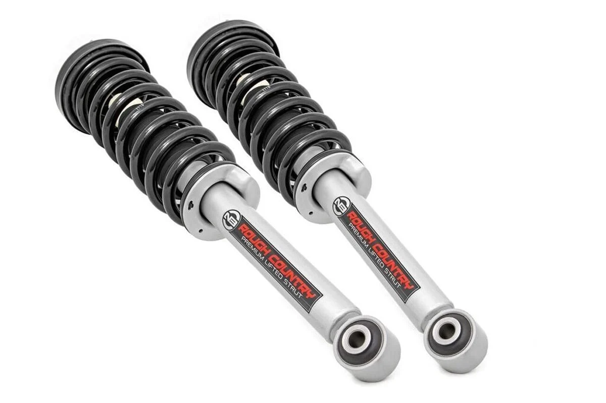 Loaded Strut Pair | 4 Inch | Ford F-150 4WD | 2009-2013 | Rough Country | 501054