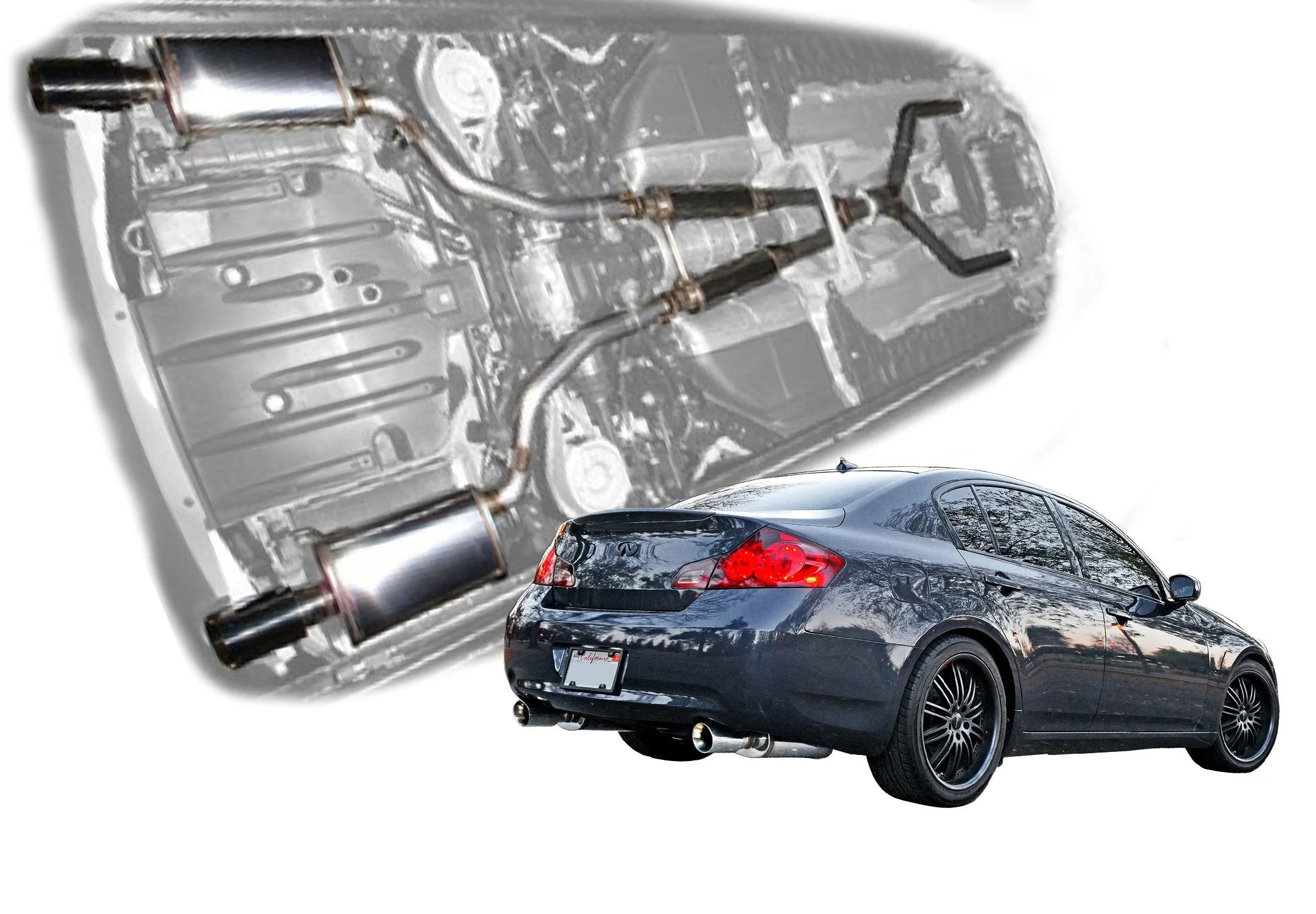 2007-2008 Infiniti G35 Sedan - STILLEN Stainless Steel Cat-Back Exhaust System - 504375