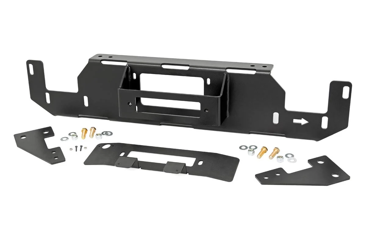 Hidden Winch Mount | Ford F-150 2WD/4WD | 2015-2020 | Rough Country | 51007