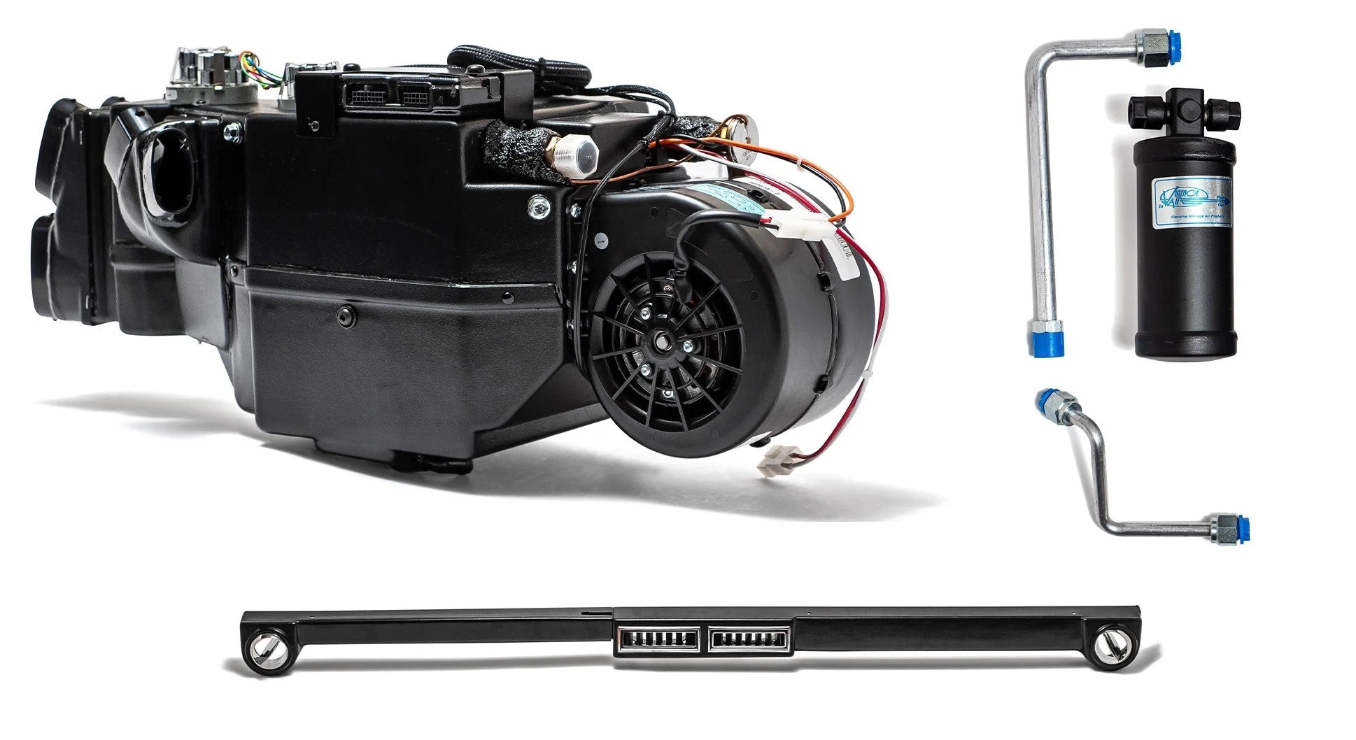 Air Conditioning Builder Kit by Vintage Air, Gen 5 - AC/Heat/Defrost, No Compressor, Universal Hoses, Builder Series, Under-Dash Plenum