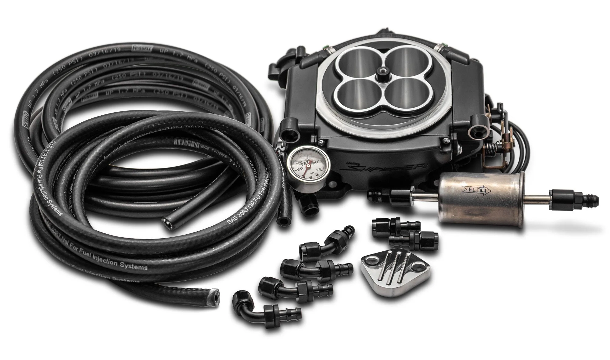 Holley Sniper 2 EFI Master Kit - Black Ceramic, TOMS OFFROAD Exclusive