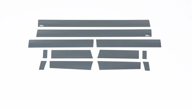Putco 15-20 Ford F-150 Super Cab 6.5ft (4.25in Tall - 12pcs) Black Platinum Rocker Panels