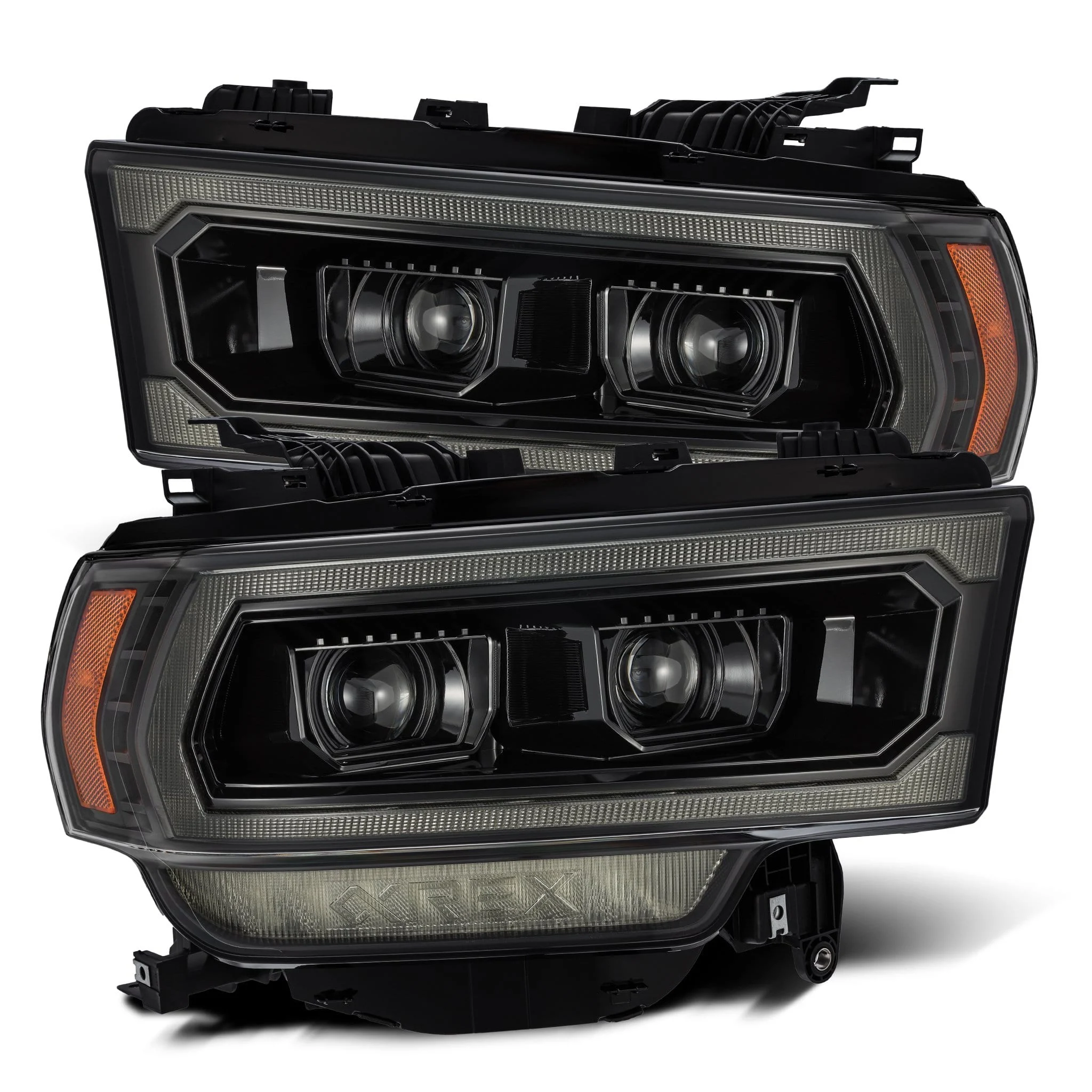 2019-2022 Ram 2500/3500/4500/5500 LUXX-Series LED Projector Headlights Alpha-Black Alpha-Rex 880549