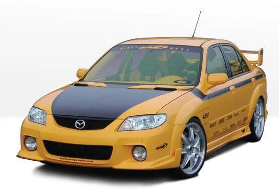 2001-2003 Mazda Protege Mp3 Only Mps 4Pc W/9Pc Extreme Fender Flares