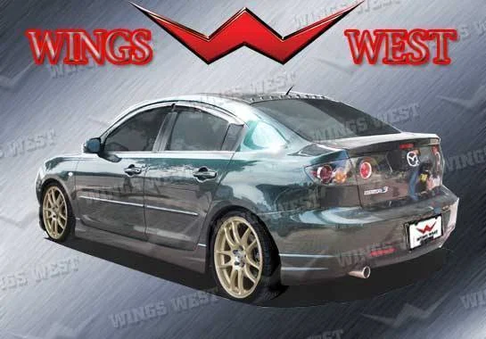 2004-2006 Mazda 3 Hb Vip Rear Lip Polyurethane