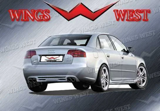2006-2008 Audi A4 4Dr. Vip Rear Lip Polyurethane