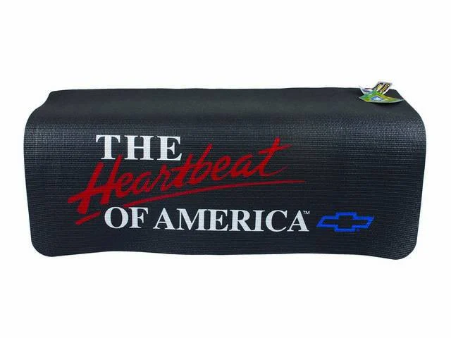 Fender Gripper Fender Cover, Black w/ "The Heartbeat Of America" in white lettering and a blue *Bowtie*